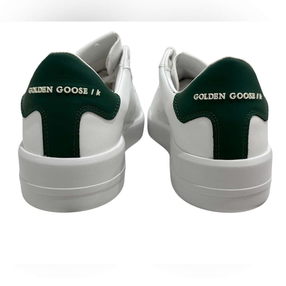 Golden Goose Women's Pure Star Sneaker White Green NWT - Picture 10 of 12